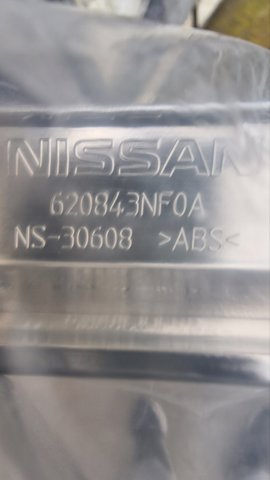 NISSAN 620843NF0A Накладка бампера переднего в наличии Павлоград