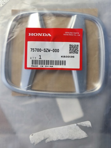 75700SZW000 Honda Эмблема решетки радиатора