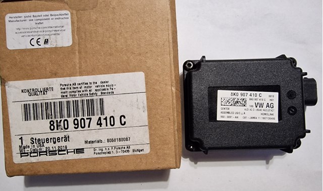 Блок управления системой открывания ворот гаража 8K0907410C VAG