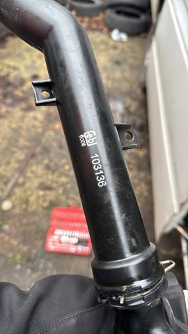 Шланг (патрубок) водяного насоса приемный — фото 3