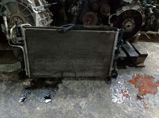 Дифузор радіатора охолодження, в зборі з двигуном і крильчаткою