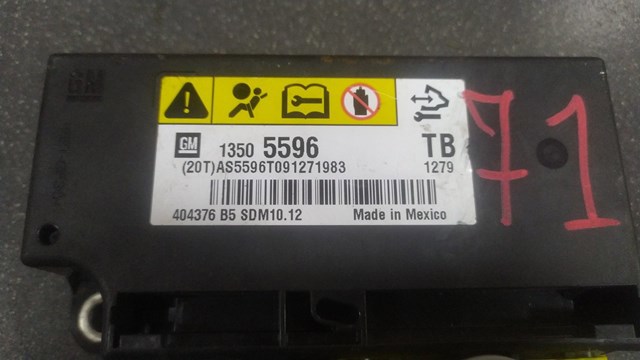 Модуль-процессор управления подушкой безопасности (ЭБУ AIRBAG) — фото 2