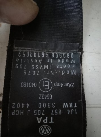 Ремень безопасности передний левый — фото 4