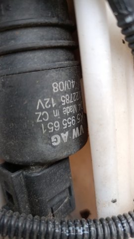 Насос-двигун омивача скла, заднього — фото 4