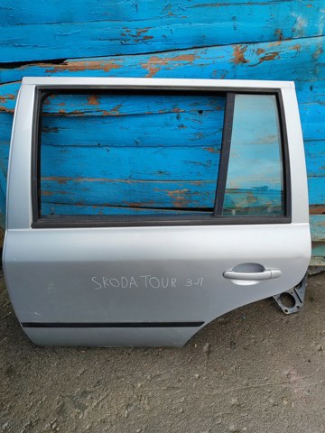 Скло-кватирка двері, задній, лівою