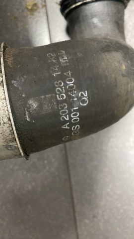 Шланг/патрубок інтеркулера, лівий — фото 2