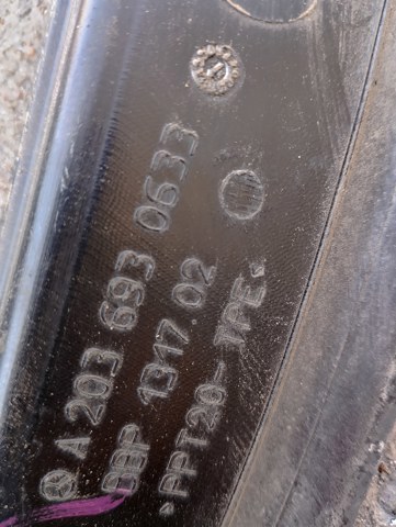 Обшивка стійки кузова внутрішня, задня права — фото 2