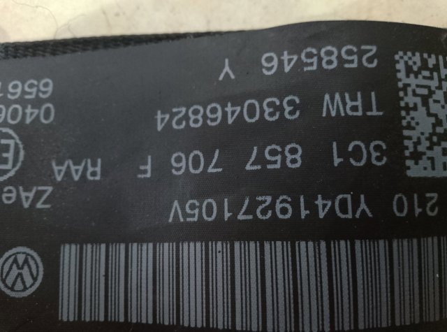 Ремінь безпеки передній правий — фото 2