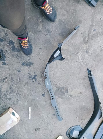 Обшивка стійки кузова внутрішня, задня права — фото 4