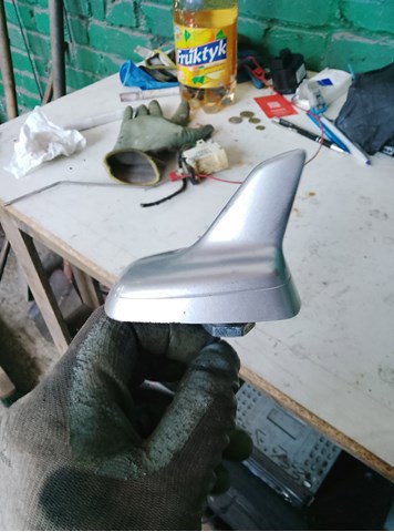 Антенна на крыше на audi — фото 2