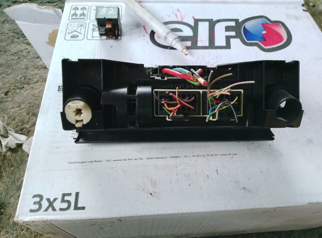 Реостат/перемикач-регулятор режиму обігрівача салону — фото 4