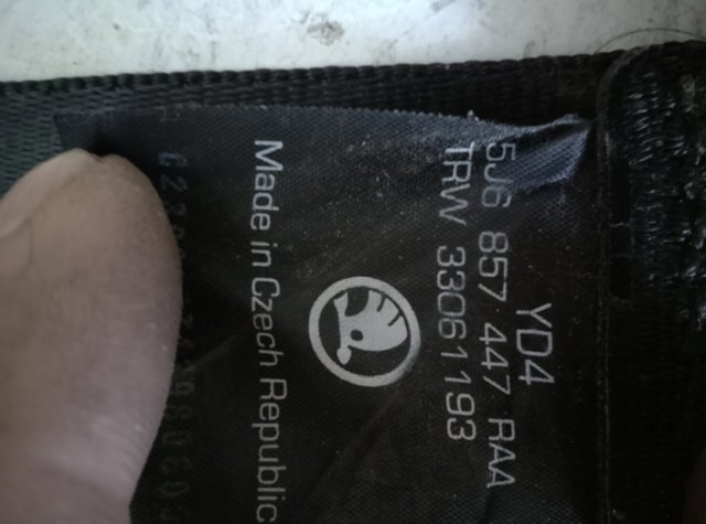 Ремінь безпеки задній лівий — фото 2