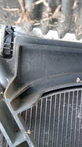 Дифузор радіатора охолодження, в зборі з двигуном і крильчаткою — фото 4