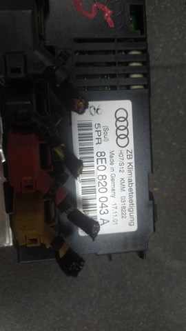 Блок керування пічки/клімат-контролю audi a4 b6 — фото 3