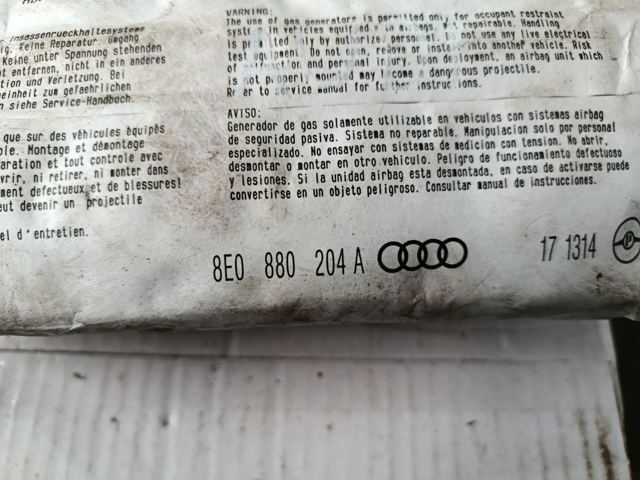 Подушка безпеки, пасажирська, AIRBAG — фото 3