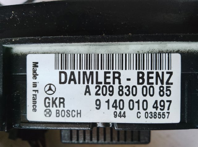 Реостат/перемикач-регулятор режиму обігрівача салону — фото 2