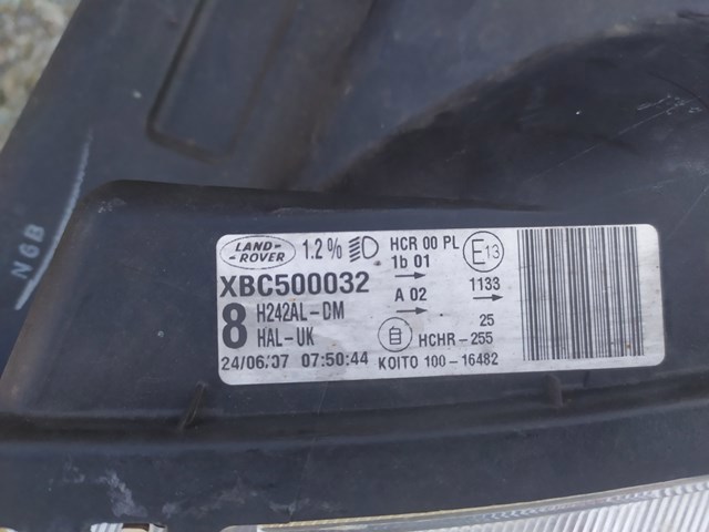 Фара левая land rover