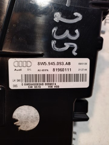 8W5945093AB Фонарь задний левый внутренний купить Львов