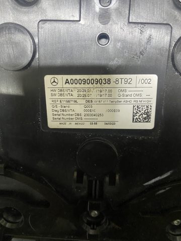 A00090090387H52 MERCEDES Плафон салона купить в Украина