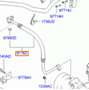 Трубка кондиционера компрессор-радиатор 2.0crdi 9776226400