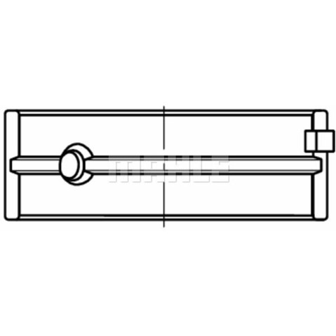 MAHLE 001HL20044000 Вкладыши коленвала коренные, комплект, стандарт (STD) в наличии Украина