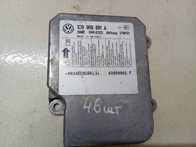 1C0909601A Модуль-процессор управления подушкой безопасности (ЭБУ AIRBAG) купить Сумы