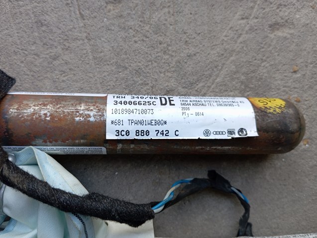 3C0880742C VAG Подушка безопасности (AIRBAG) шторка боковая правая купить в Винница