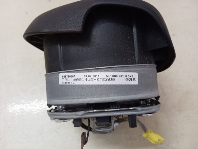 5J0880201H Подушка безопасности (AIRBAG) водительская купить Кривой Рог