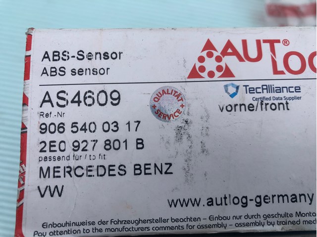 AS4609 Датчик АБС (ABS) передний купить Украина