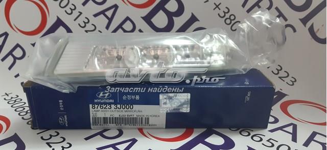 Правый указатель поворота зеркала  876233J000 HYUNDAI