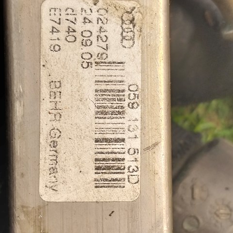 VAG 059131513D Радиатор системы EGR рециркуляции выхлопных газов в наличии Хмельницкий
