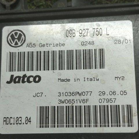VAG 09B927750L Блок управления акпп в наличии Полтава