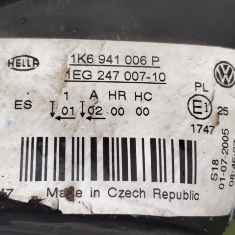 VAG 1K6941006P Правая фара в наличии Хмельницкий