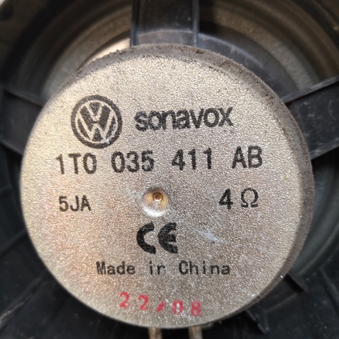 VAG 1T0035411AB Динамик передней двери в наличии Одесса