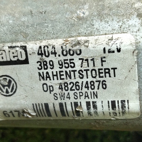Стеклоочиститель двери задка 3B9955711F VAG