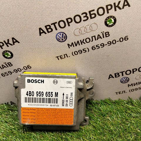 4B0959655M VAG Модуль-процессор управления подушкой безопасности (ЭБУ AIRBAG) купить в Чернигов