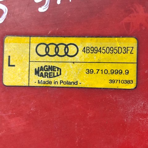 4B9945095D VAG Фонарь задний левый купить в Львов