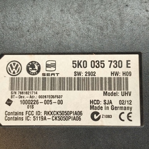5K0035730E Блок управление Bluetooth купить Ужгород
