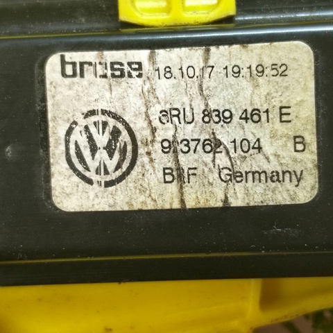 VAG 6RU839461E Механизм стеклоподъемника двери задней левой в наличии Украина