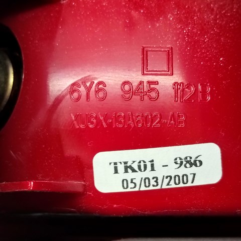 VAG 6Y6945112B Фонарь задний правый в наличии Сумы