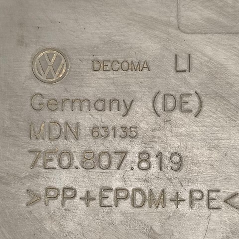 VAG 7E0807819 Молдинг бампера переднего левый в наличии Хмельницкий