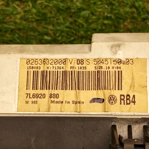 VAG 7L6920880 Приборная доска (щиток приборов) в наличии Киев
