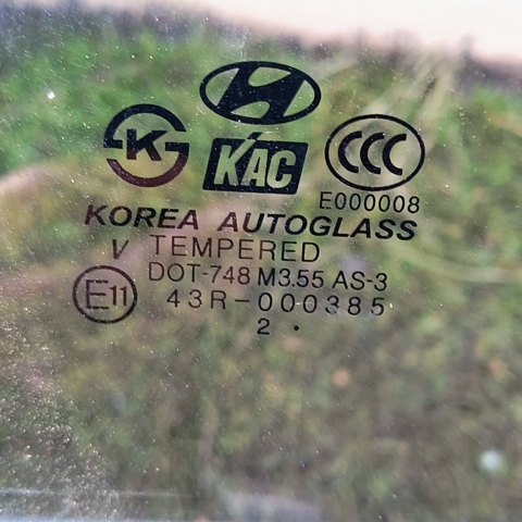 83910H1030 HYUNDAI Стекло двери задней левой купить в Винница