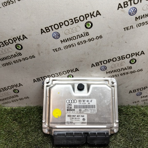 Компьютер двигателя 8E0907401AF VAG