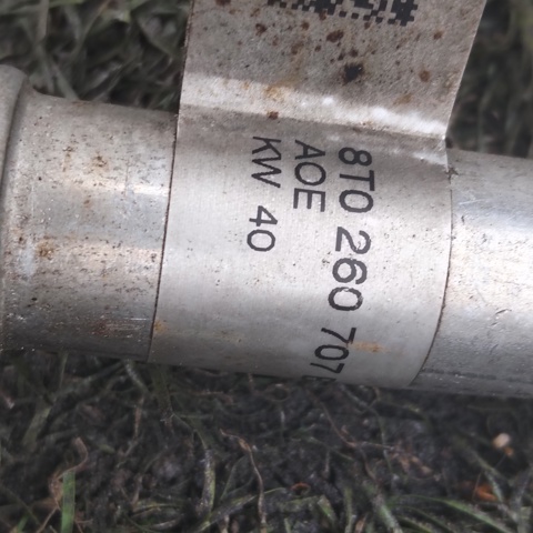 8T0260707B Шланг кондиционера, от испарителя к компрессору купить Житомир