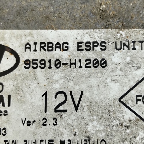 95910H1200 Модуль-процессор управления подушкой безопасности (ЭБУ AIRBAG) купить Ужгород
