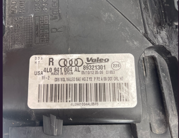 4L0941004AL Фара правая купить Ужгород