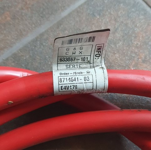 61129107461 BMW Кабель положительной клемы аккумулятора (АКБ) купить в Сумы