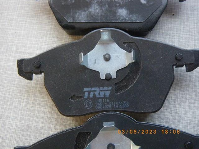 GDB1275 TRW Колодки тормозные передние дисковые купить в Николаев