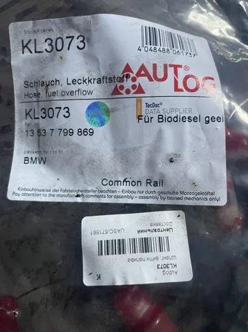 KL3073 Трубка топливная, обратная от форсунок купить Павлоград